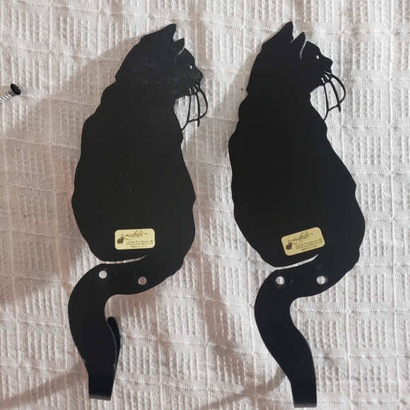 ENTHUSE DESIGN 2 pack black cat wall hooks - Picture 6 of 8